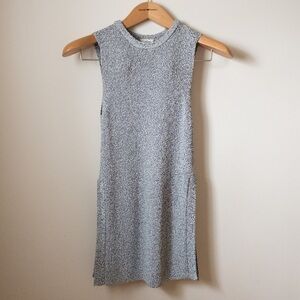 Wilfred Aritzia Palmier Sleeveless Split Hem Long Tunic Knit Sweater Top Size XS